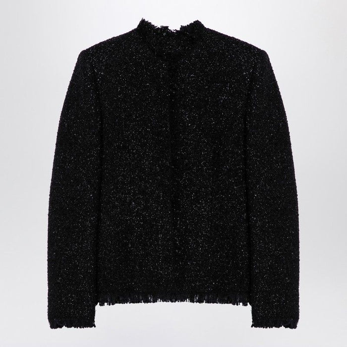 Givenchy Black Tweed And Lurex Jacket
