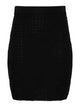Givenchy Black Viscose Mini Skirt