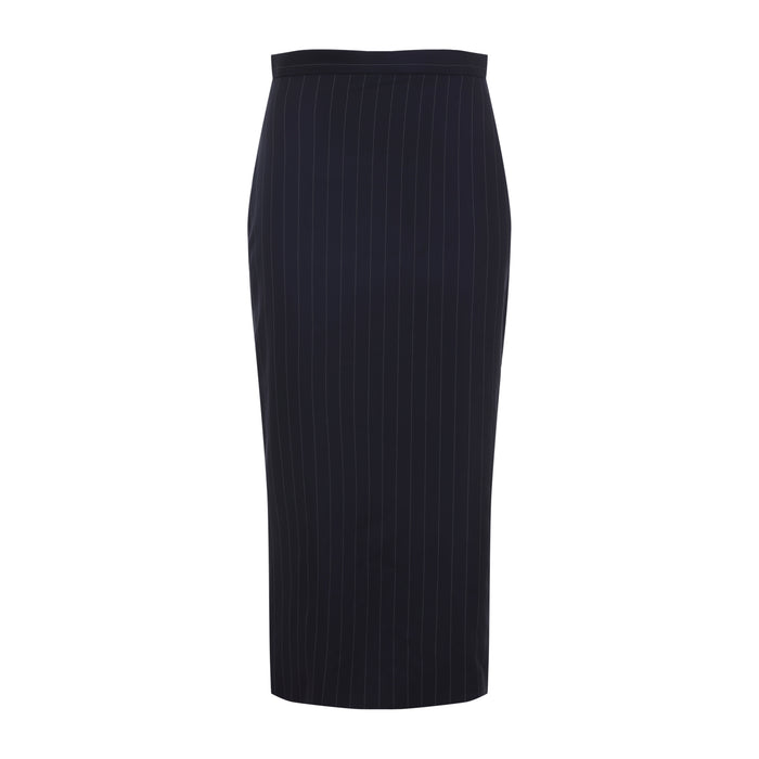 Givenchy Dark Navy Midi Skirt
