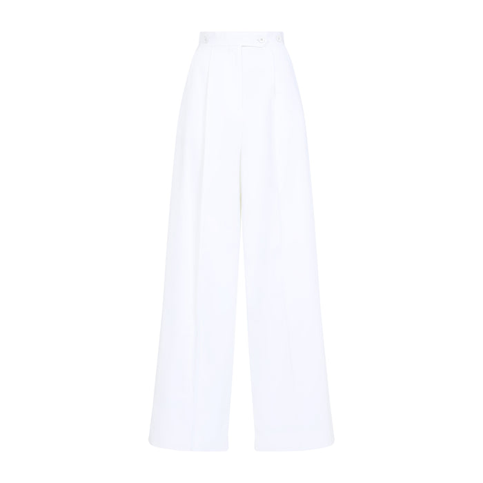 Givenchy White Poplin Wide-Leg Pant