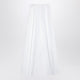 Givenchy White Pleated Cotton Trousers