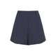Givenchy Navy Blue Wool Shorts
