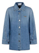 Givenchy Short Cocoon Denim Shirt