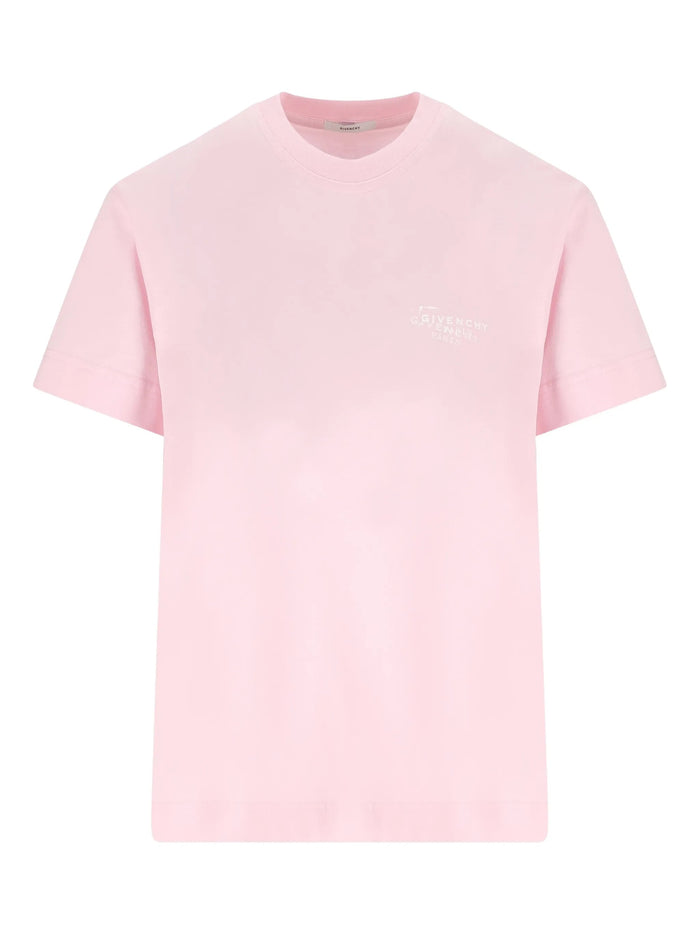 Givenchy T-Shirt With Givenchy Stamp Print