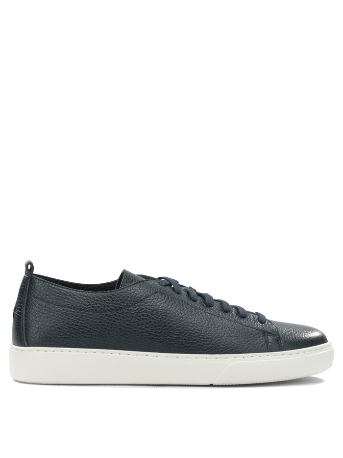 Henderson Blue Deer Leather Sneakers
