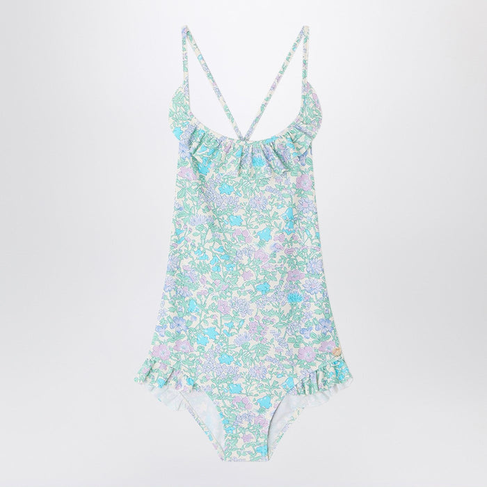 Bonpoint Lacy Liberty Fabric One-Piece Swimsuit