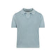 Canali Green Wool And Silk Polo