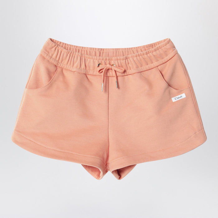 Chloé Apricot Cotton Shorts
