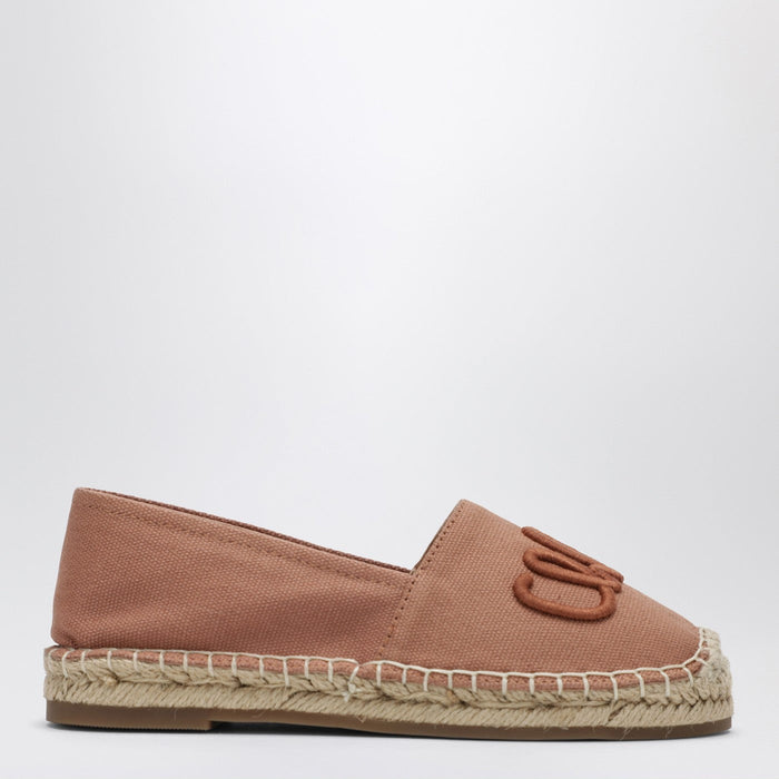 Chloé Pink Espadrilles With Logo Embroidery