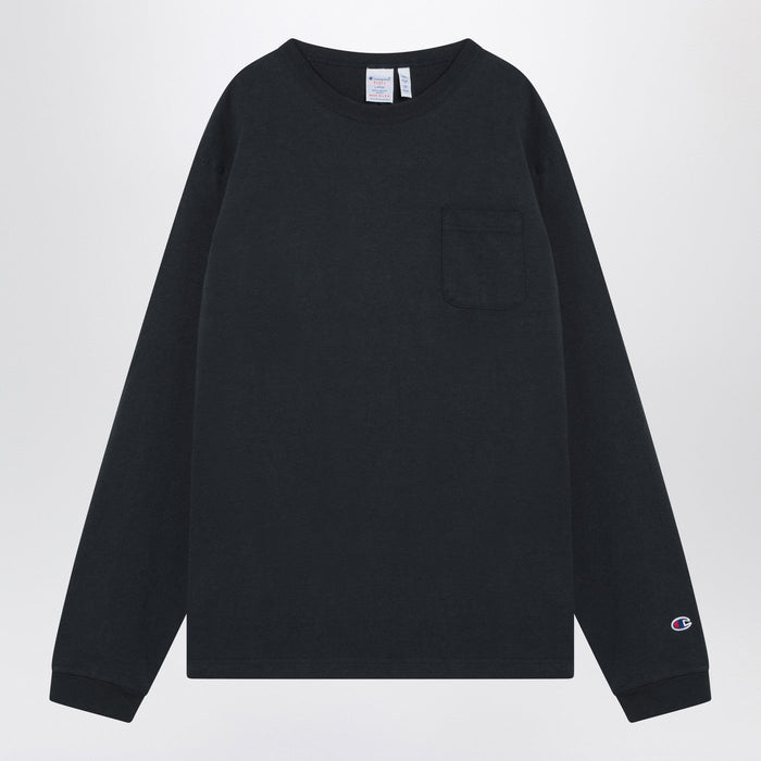 Champion Navy Blue Long-Sleeved T-Shirt