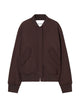 Closed Baseball Collar Jacket