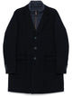 Herno Navy Blue Nylon Coat