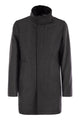 Herno Wool Coat With Detachable Collar