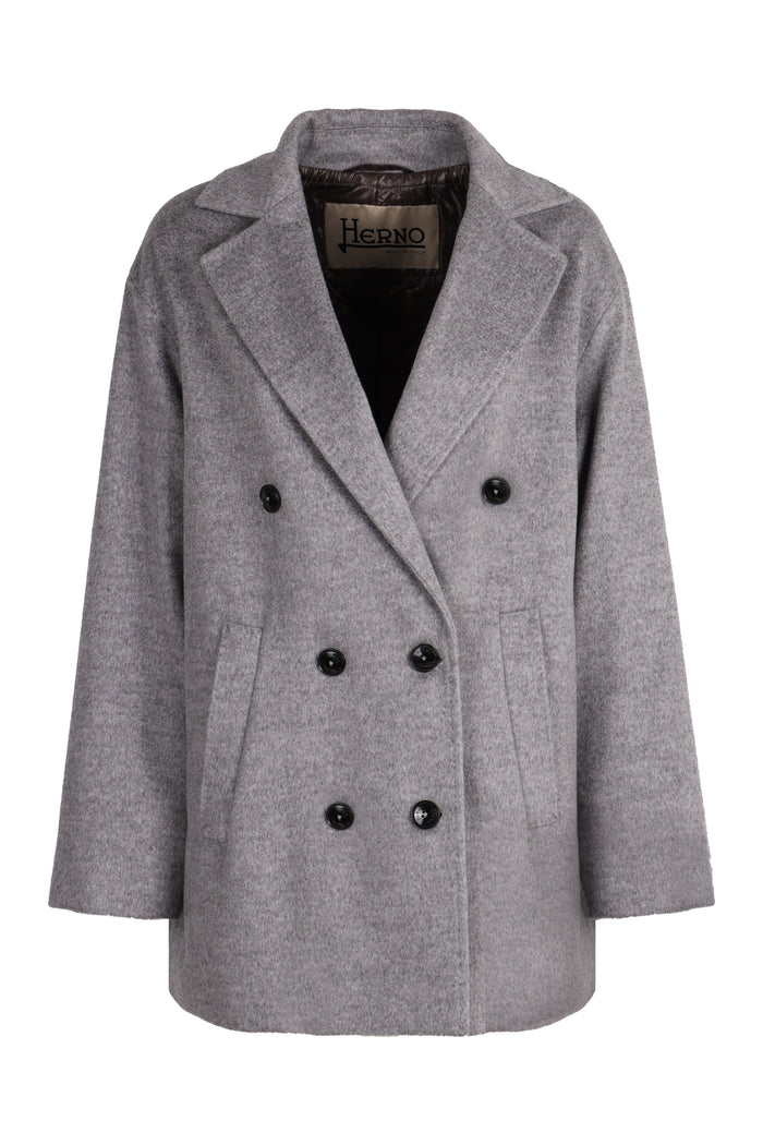 Herno Double-Breasted Wool Coat