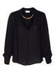 Elisabetta Franchi Georgette Blouse
