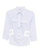 Elisabetta Franchi Light Blue Viscose Elastan Shirt