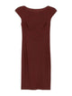 Patrizia Pepe Brown Polyamide Elastan Dress
