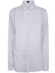 Tom Ford Washed Silk Georgette Tuxedo Shirt
