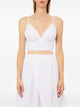 Liu Jo Optical White Cotton Top