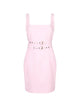Liu Jo Pink Square Needline Dress
