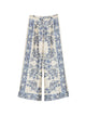 Liu Jo Heraldic Foulard Linen Trousers