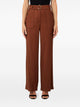 Liu Jo Tobacco Cotton Trousers