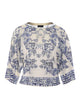 Liu Jo Ivory And Blue Sweater