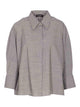 Fabiana Filippi Grey Shirt With Frontal Buttons Closure