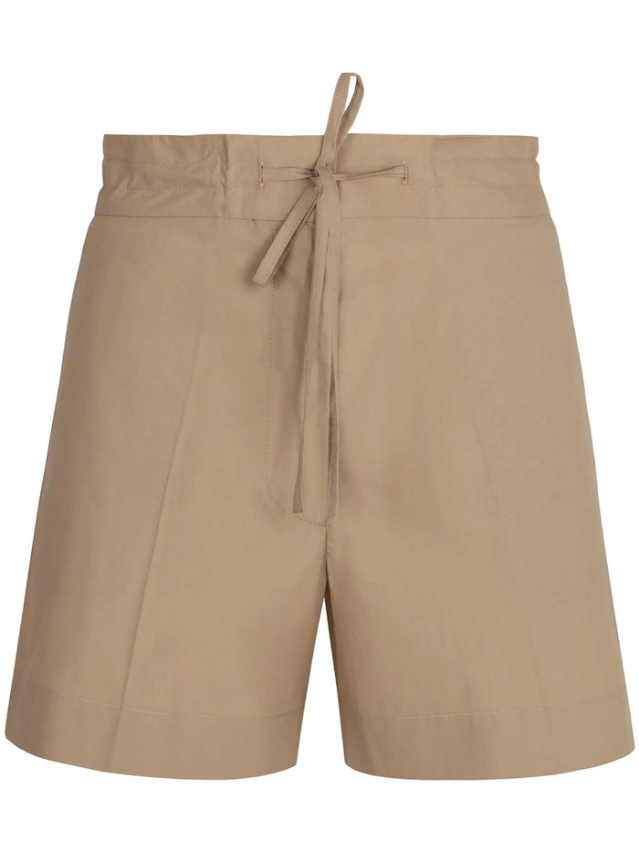 Parosh Canyox Nude Cotton Shorts