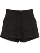 Parosh Canyox Black Cotton Shorts