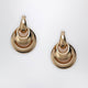 Panconesi Goldtone Blow Up Drop Earrings
