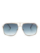 Carrera Oro Rosso Striato Metal Sunglasses