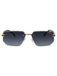 Carrera Gold Black_ Metal Sunglasses