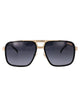 Carrera Black Gold Metal Sunglasses