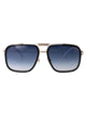 Carrera Black White Metal Sunglasses