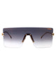 Carrera Gold Grey Metal Sunglasses