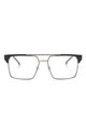 Carrera Gold Black_ Stainless Steel Glasses