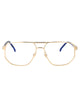 Carrera Gold Black_ Stainless Steel Glasses