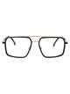 Carrera Matte Black Stainless Steel Glasses