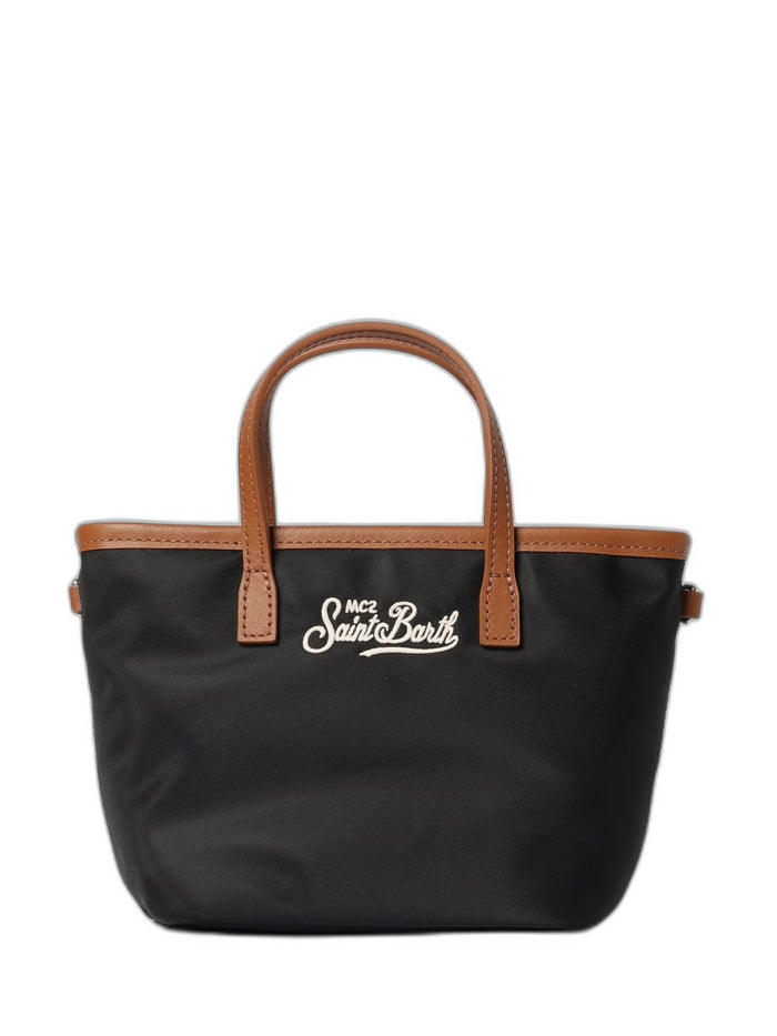 Mc2 Saint Barth City Mini Bag With Logo And Shoulder Strap