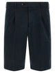 Pt Torino Stretch Cotton Bermuda Shorts