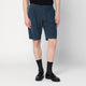 Pt01 Blue Cotton Bermuda Shorts