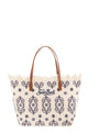 Mc2 Saint Barth Embroidered Canvas Tote Bag
