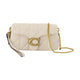 Coach Quilted Tabby Chain 19 Crossbody - - Leather - White