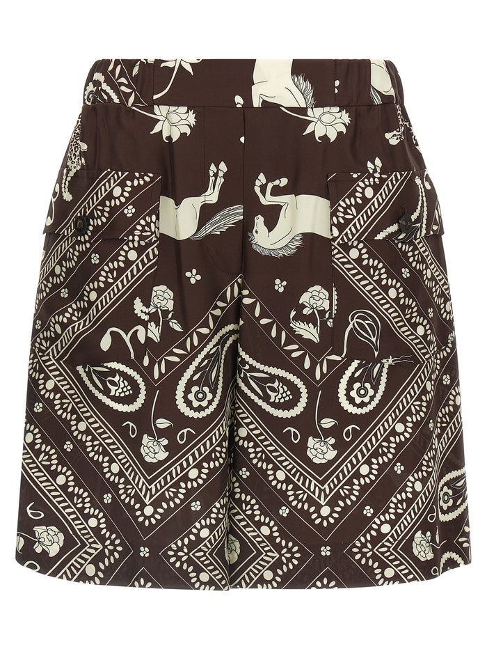 Alberto Biani 'Bandana' Print Bermuda Shorts