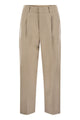 Pt Torino Daisy - Wool And Cashmere Pinstripe Pants