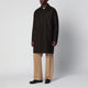 Harris Wharf London Dark Brown Wool Coat