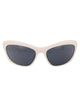 Chiara Ferragni White Acetate Sunglasses
