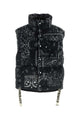 Khrisjoy Printed Corduroy Oversize Sleeveless Down Jacket