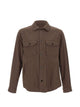 Woolrich Olive Cotton Linen Elastane Shirt